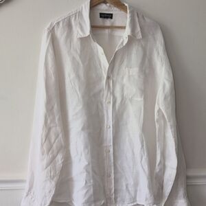 Velvet by graham Men's Linen Shirt Xl